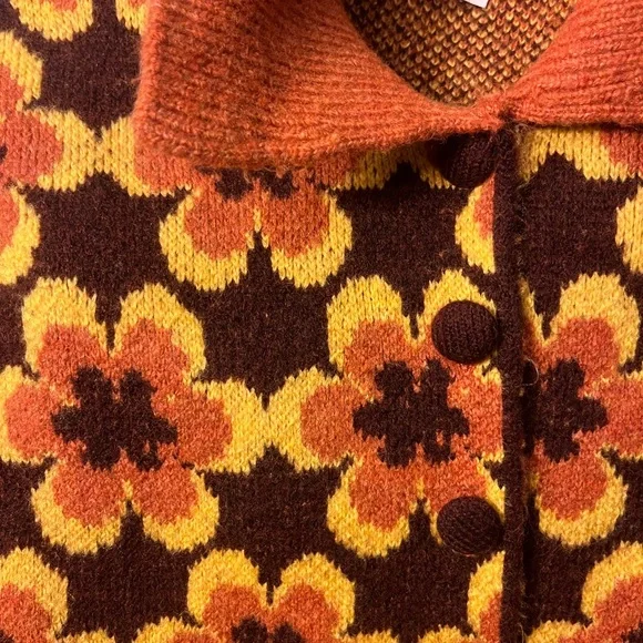 Zara Orange and Yellow Knit Sweater - Picture 3 of 4